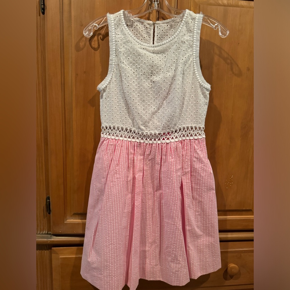 Lilly Pulitzer Pink & White Gingham Dress